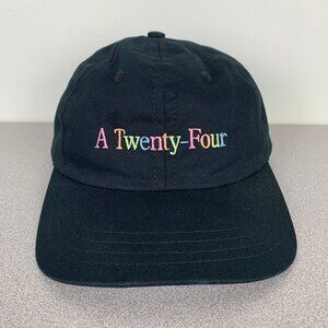 A24 A Twenty-Four Rainbow Black Hat